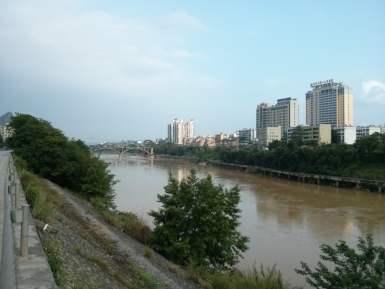 宜州城区(今广西河池市宜州区,摄于 2015 年)